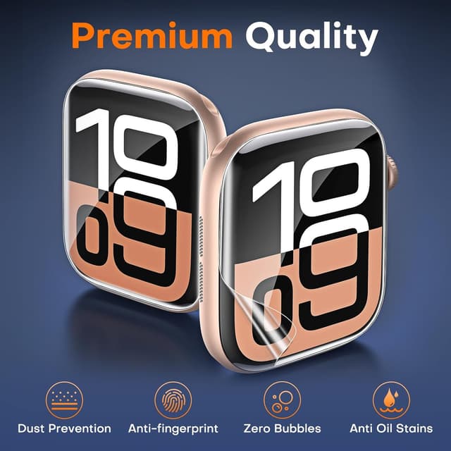 Thumbnail 4 de TOCOL 8 Pack Screen Protector for Apple Watch 46mm