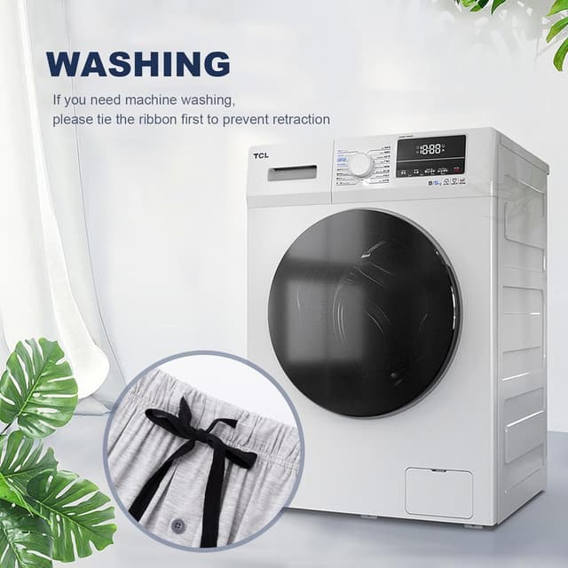 Detalle de BAMBOO COOL Men’s Bamboo Viscose Pajama Lounge Shorts (2-Pack) with Pockets