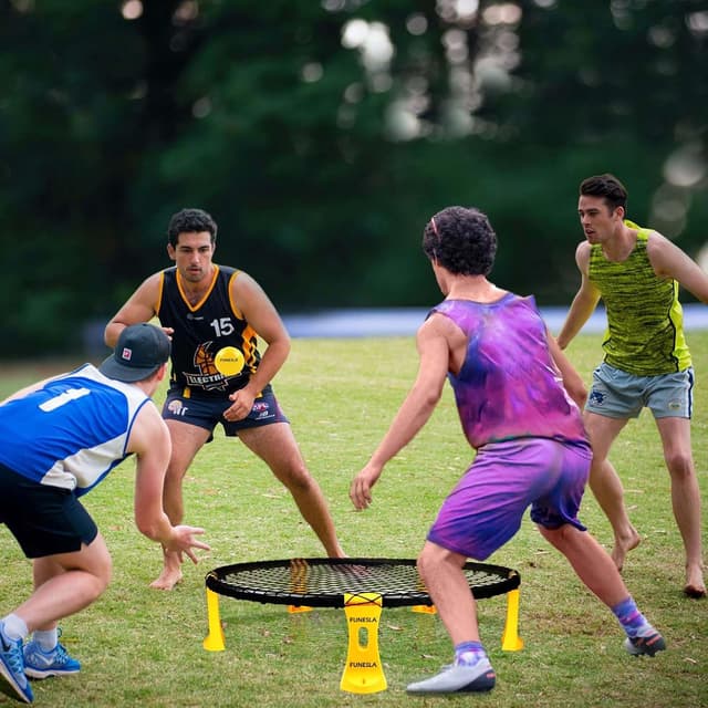 Detalle de Funeslaball Outdoor Roundnet Set Light-Up Pro