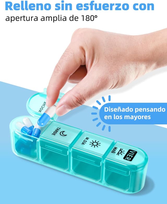 Thumbnail 1 de COLORWING Pastillero Semanal 4 Tomas 📦