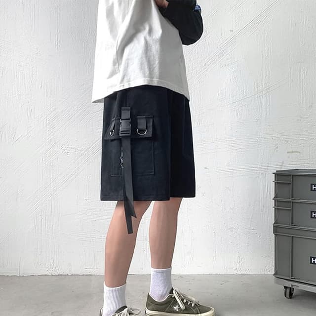 Thumbnail 4 de XKBHYD Cargo Shorts Damen Kurze Hose mit Kette