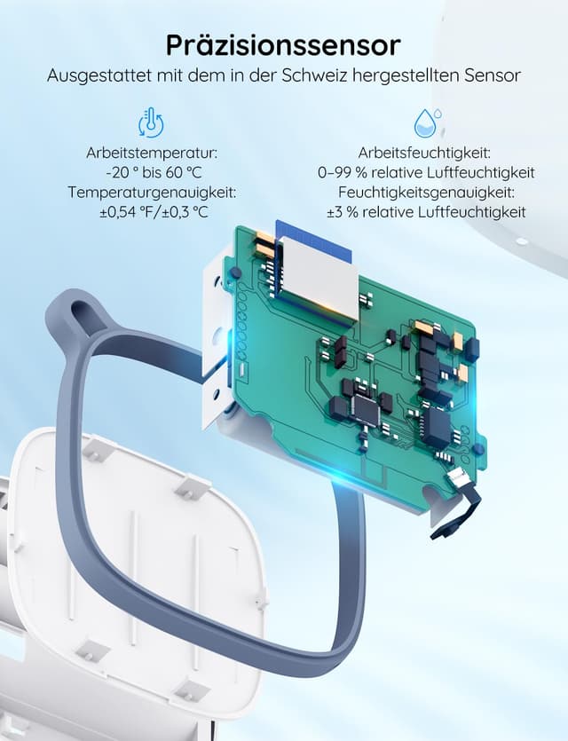 Thumbnail 1 de Govee WLAN Thermometer Hygrometer 50 m Reichweite 🌡