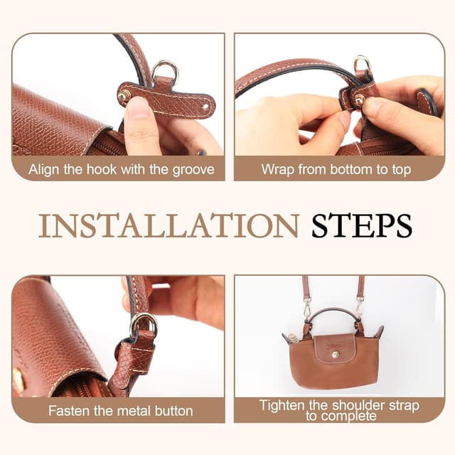 Thumbnail 3 de GlasFlength Correa para Longchamp Bolso