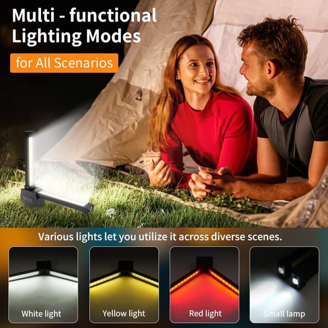 Thumbnail 4 de flinronic Lampe de Gym Pliable 1200 mAh