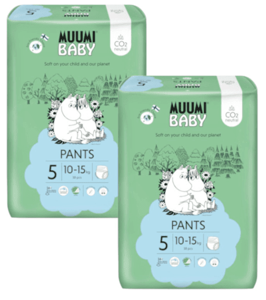 Detalle de Moomin Baby Braga Pañales Talla 5 10–15 kg 2x38 uds