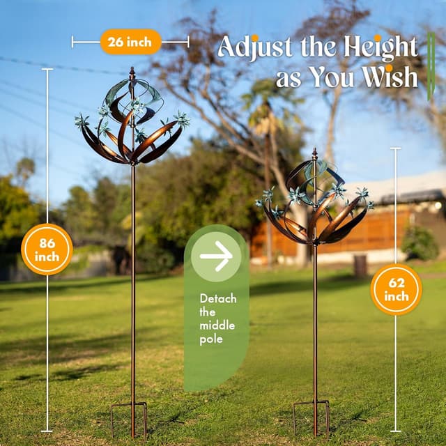 Thumbnail 3 de Winwindspinner Spinneur métal plein air large ⚙