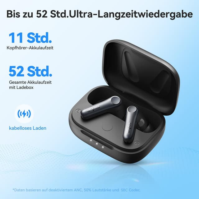 Thumbnail 5 de EarFun Air Pro 4 In-Ear Kopfhörer, 52 h Akkulaufzeit