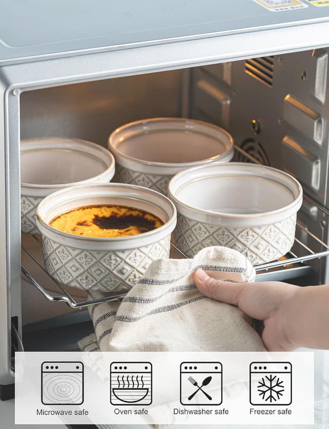 Thumbnail 5 de MISSYSSIM 12 oz Ramekins set of 4 🍽