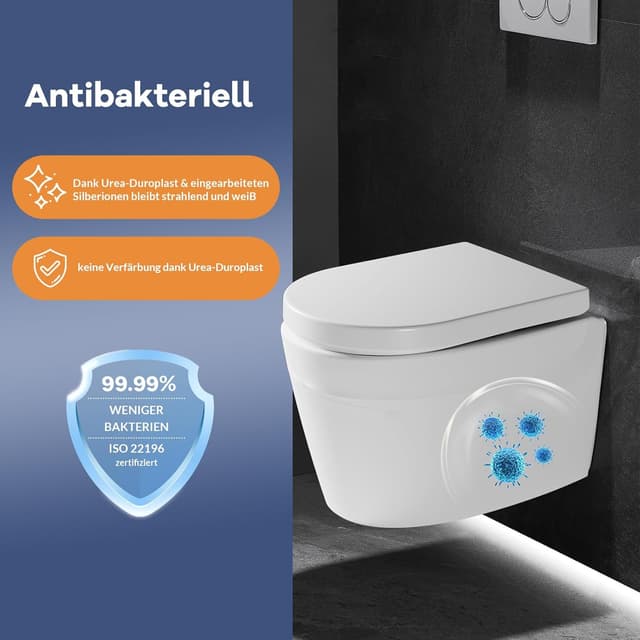Thumbnail 2 de Toilettensitz Kinder mit Absenkautomatik D-Form Weiß