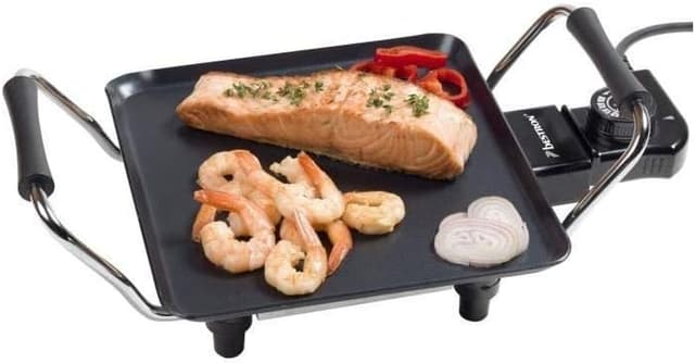 Detalle de Bestron Plancha eléctrica para cocinar, antiadherente, 1000W