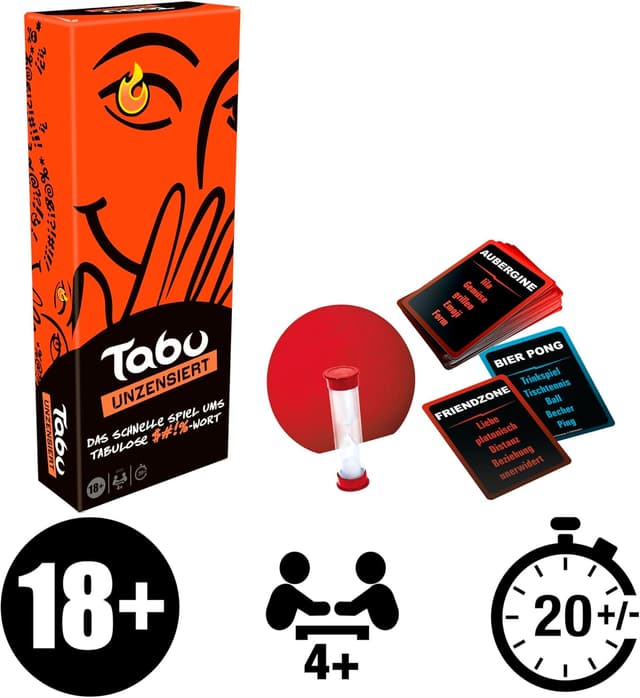 Thumbnail 1 de Hasbro Taboo Unzensiert Partyspiel 🔞🎲