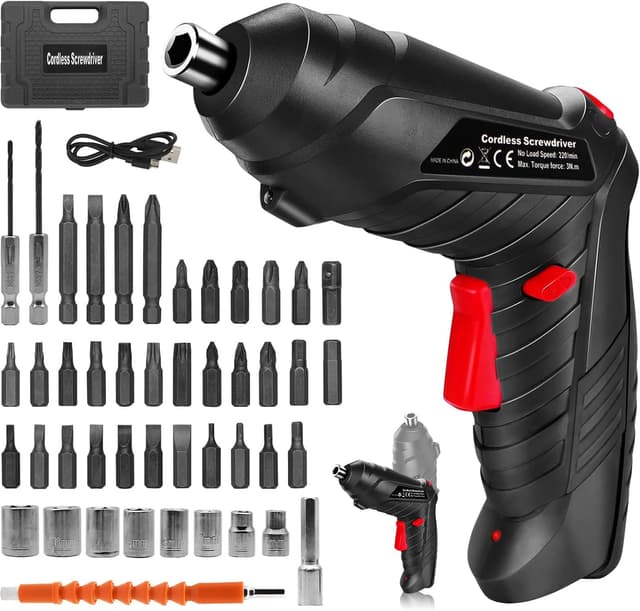 Detalle de 49-in-1 Portable Cordless Drill Screwdriver