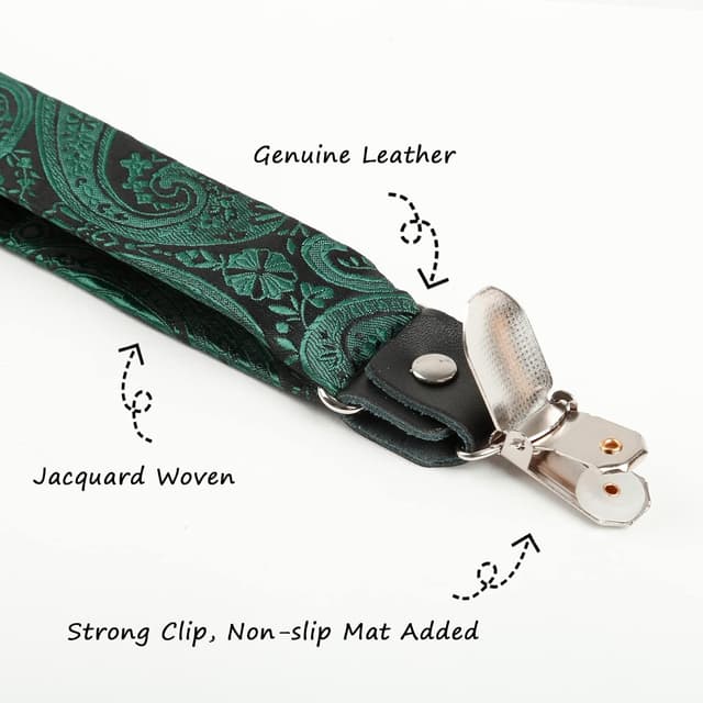 Detalle 2 de Alizeal boys bow tie braces set 87 cm