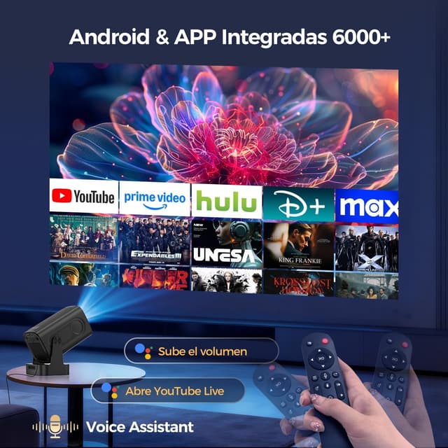 Thumbnail 5 de Alwtniet Mini Proyector 4K 260ANSI