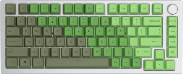 Detalle 2 de Glorious GPBT Dye-Sublimated Keycaps (Olive) Thick PBT 114-Key Set for MX-style switches
