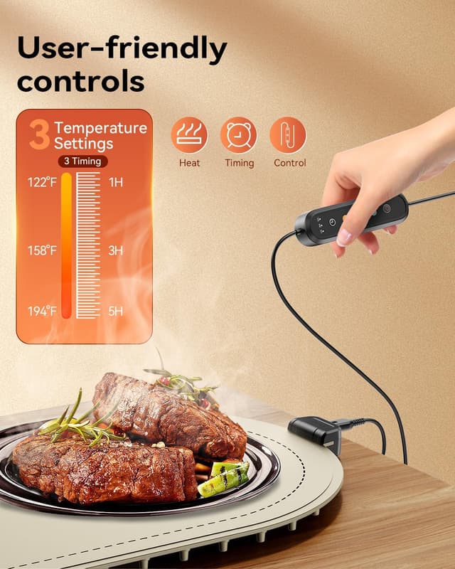 Thumbnail 2 de Food Warming Mat Fast Heating Pad