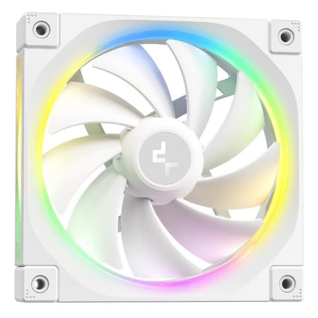 Detalle 2 de DeepCool LQ360 WH Refrigeración líquida 360 mm con 3 ventiladores RGB multicolor