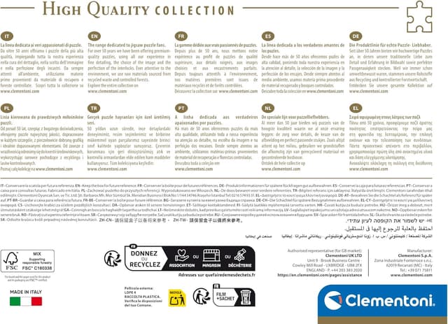 Detalle de Clementoni Puzzle 1500 pezzi Mordillo “The Painter” con poster incluso (31737) – 84,5×59,5 cm