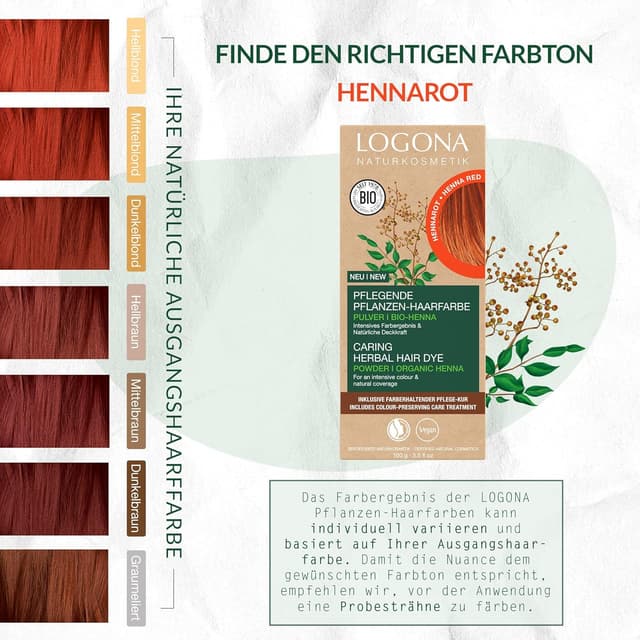 Thumbnail 4 de LOGONA rouge henné coloration végétale