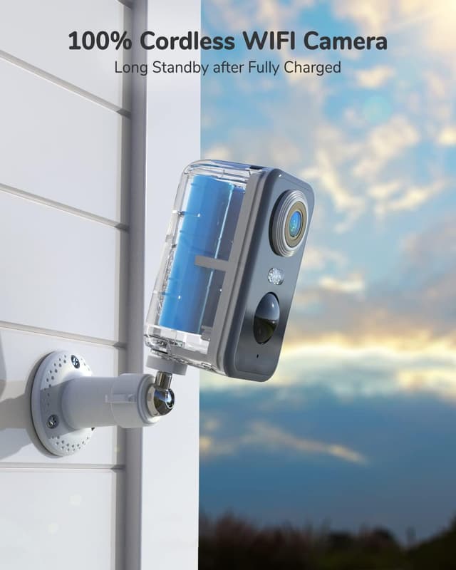 Detalle 2 de DEATTI Überwachungskamera Aussen Akku 2K
