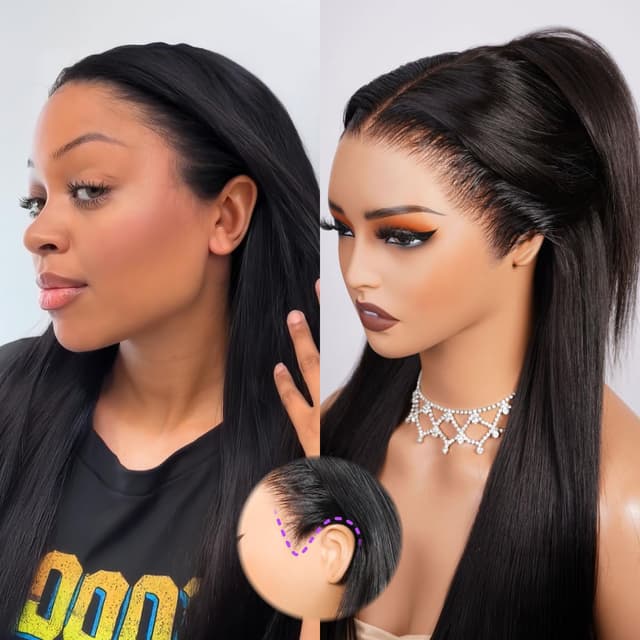 Detalle de Megalook Hair 13x6 Glueless HD Lace Wig