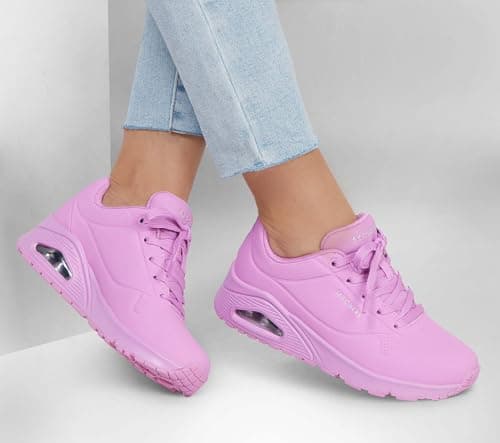 Thumbnail 1 de Skechers Uno Zapatillas Mujer Pink Durabuck Mesh 👟
