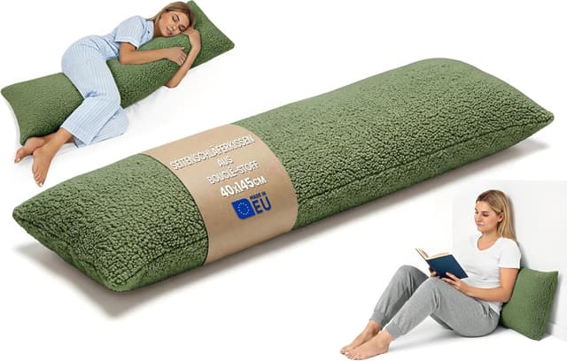 Detalle de Seitenschläferkissen 40 x 145 cm Bouclé