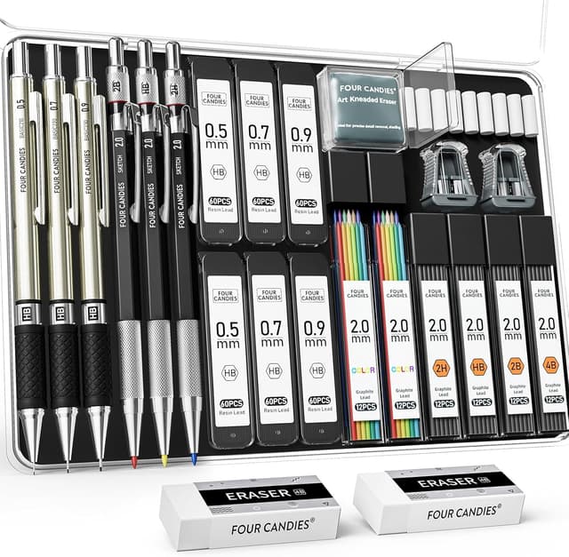 Imagen de Four Candies 25PCS Art Mechanical Pencil Set 432PCS en OfertitasTOP