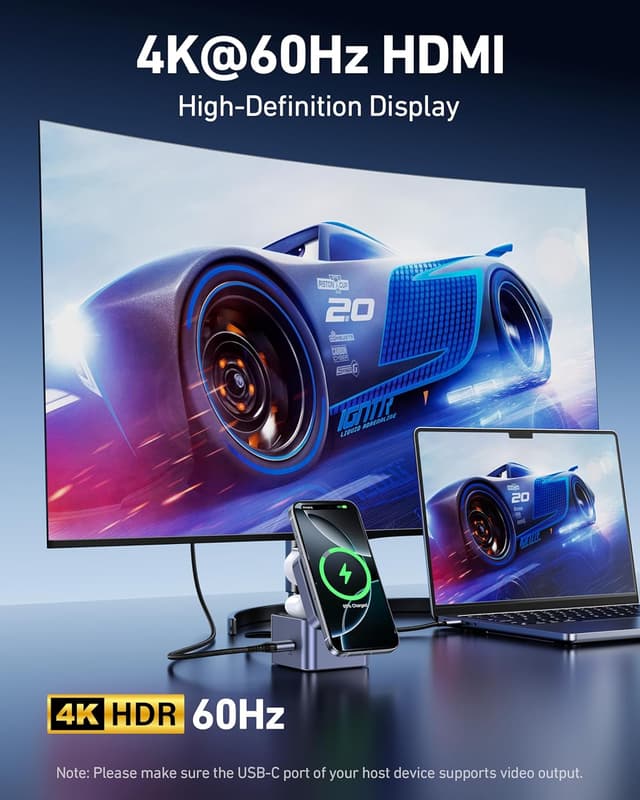 Thumbnail 6 de BENFEI 3 in 1 MagSafe, caricabatterie 100W