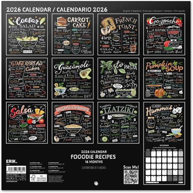 Thumbnail 1 de Grupo Erik Calendario 2026 29,5x29,5 cm 📅