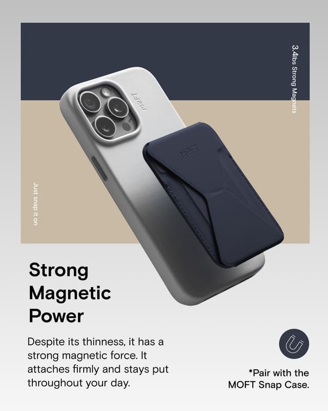 Thumbnail 3 de MOFT Magnetic Wallet Stand MOVAS 0.2in