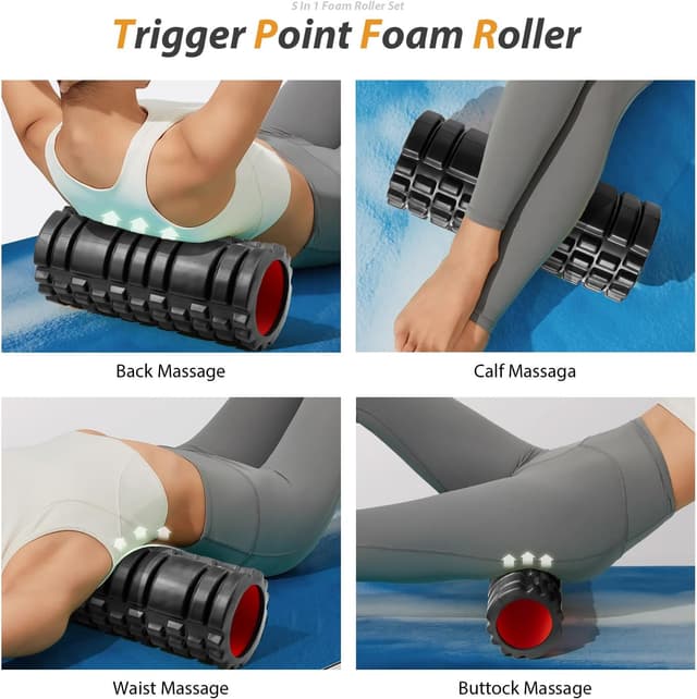 Thumbnail 2 de 5 in1 Foam Roller Set—Deep Muscle Massage 🧘♀