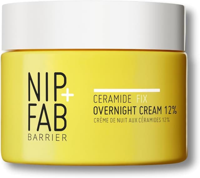Detalle de Nip+Fab Ceramide Fix Crème de Nuit 12% (50 ml) — soutien de la barrière cutanée et de l’élasticité