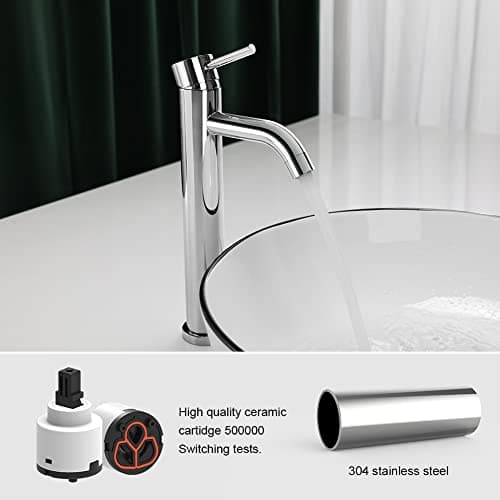 Detalle de Ibergrif M11203 Grifo lavabo alto monomando 1; instala fácil 🚰