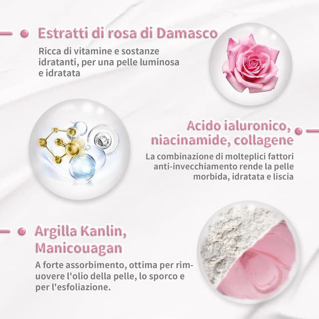 Detalle de ANAI RUI Maschera argilla rosa 120g 🧖♀