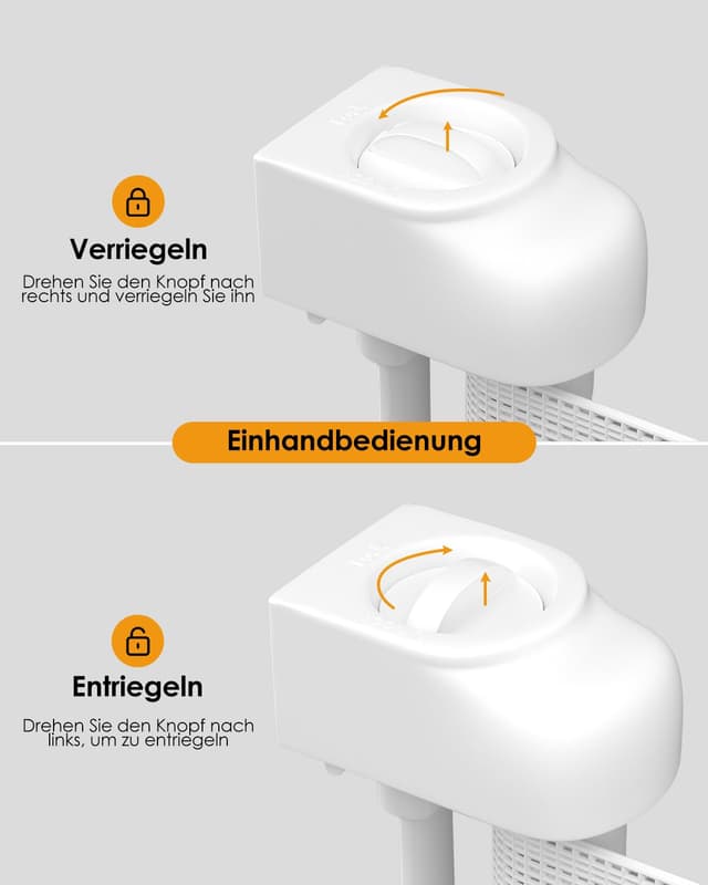 Thumbnail 6 de derimkcoa Ausziehbares Treppenschutzgitter 0–140 cm