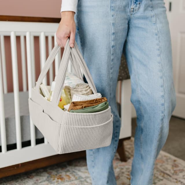 Thumbnail 3 de PUTSKA Baby Diaper Caddy Organizer 36x23x18 cm