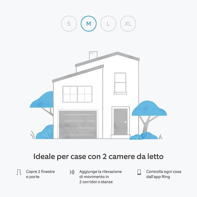 Detalle de Ring Kit Alarm M allarme 2 camere 🔒