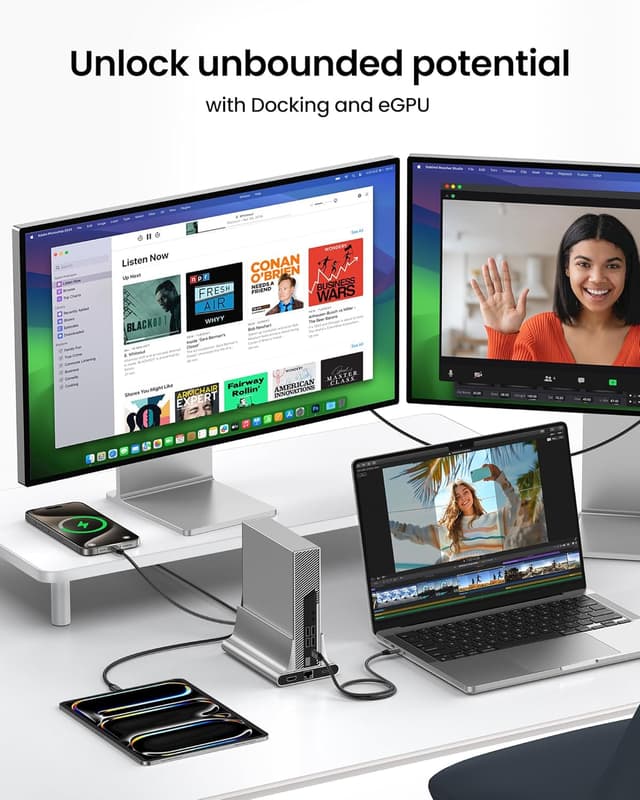 Detalle de Silkland USB4 Thunderbolt 4 Kabel 2 m 40 Gbit/s