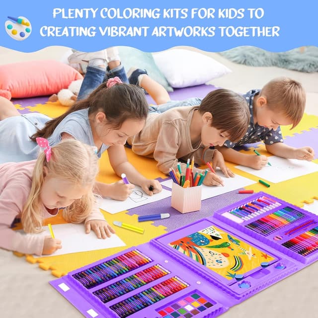 Thumbnail 5 de TCJJ 208 Piezas Maletín Pinturas Niños Sirena