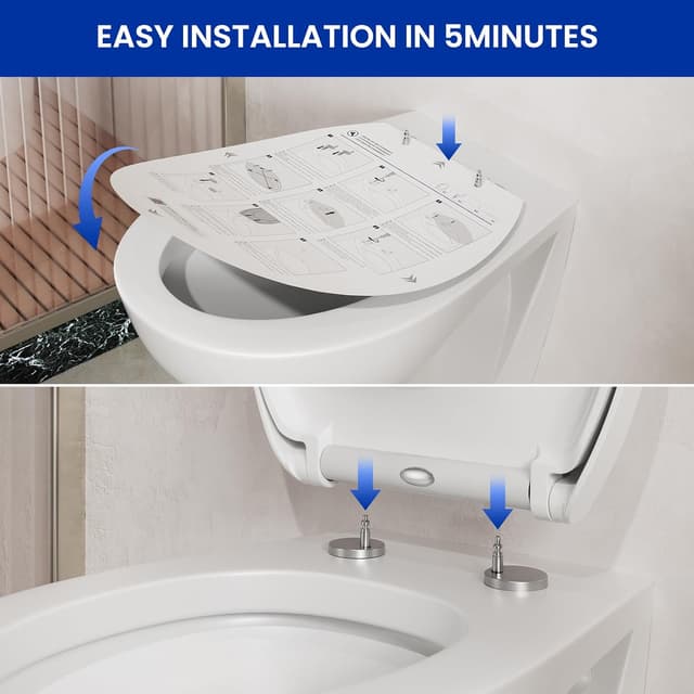 Thumbnail 3 de DERW O-shaped Soft Close Toilet Seat 🚽