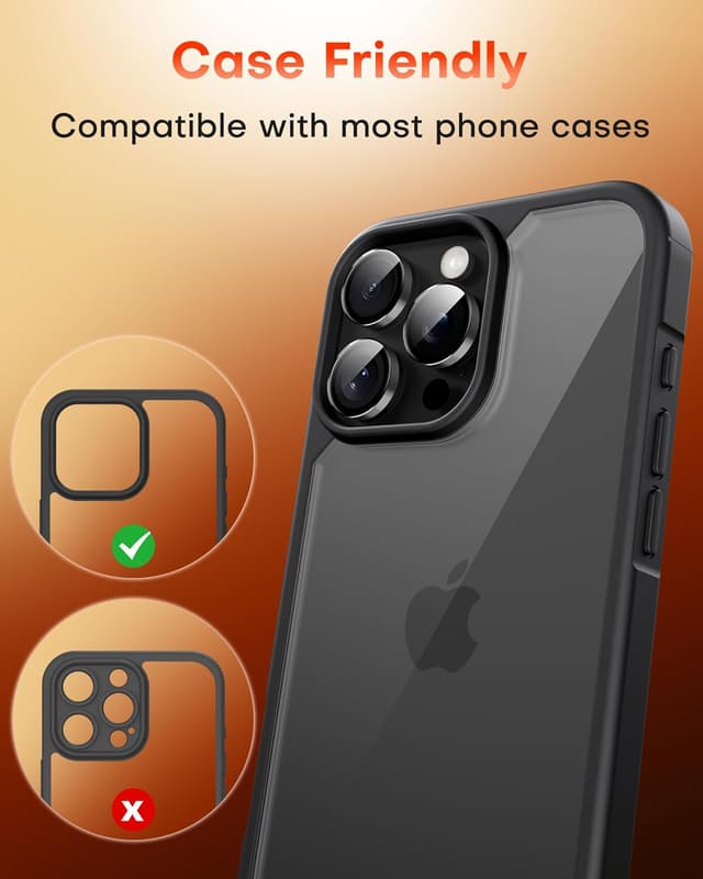 Thumbnail 6 de TOCOL iPhone 14 Pro Max Lens Protector 2-Pack