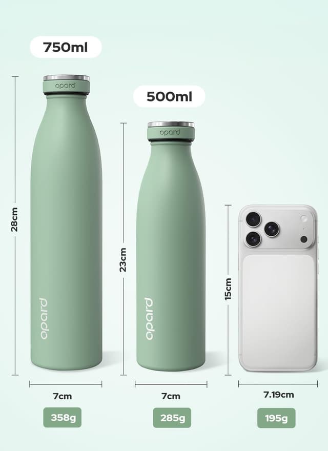 Thumbnail 6 de Opard insulated water bottle 500ml