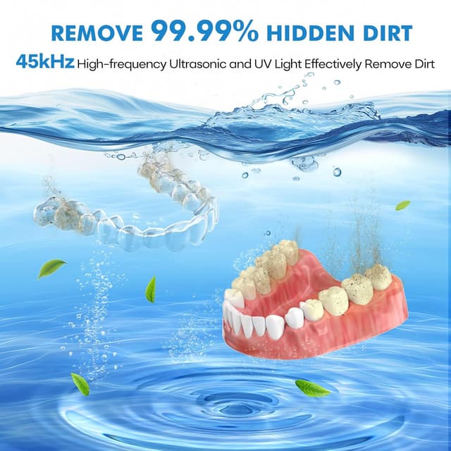 Detalle 2 de Upgraded Ultrasonic Retainer Cleaner 200ML