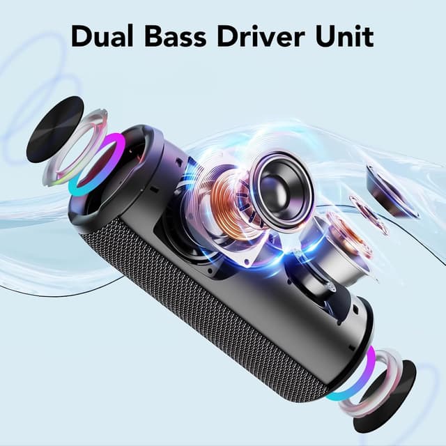 Detalle 2 de taopodo Portable Bluetooth Speaker 25W 📢