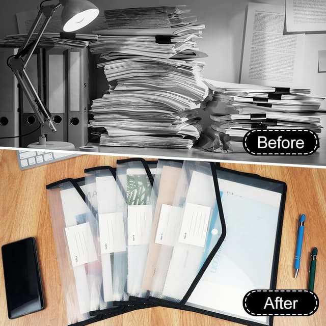 Thumbnail 3 de AOOSU Carpetas Archivadoras A5 5PCS