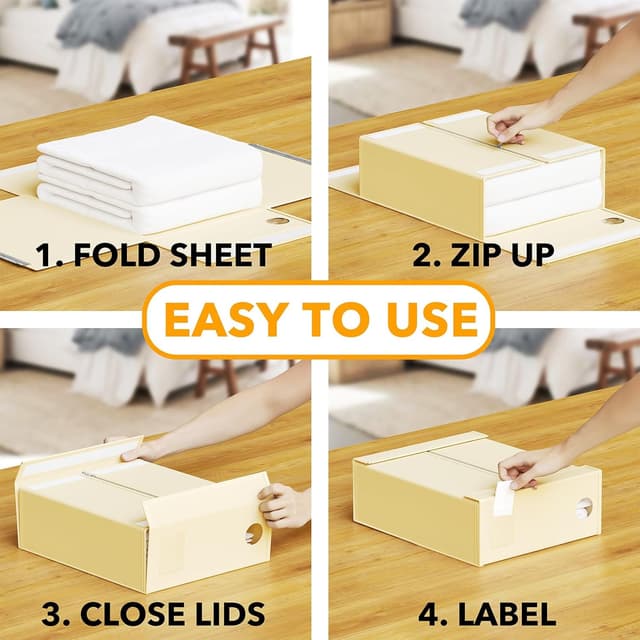 Thumbnail 2 de SpaceAid XL Bed Sheet Organizer 3-Pack