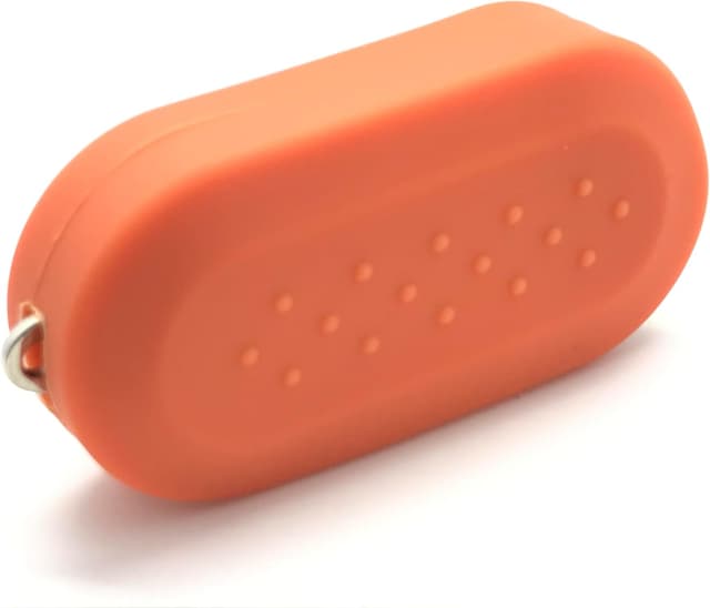 Detalle 2 de Silicone Key Fob Protective Case Cover for Fiat keys (Orange) – scratch and impact protection