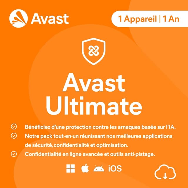 Detalle de Avast Ultimate 2026 antivirus 1 an