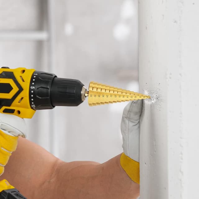 Detalle 2 de flintronic® Punte coniche e fresa conica a gradini HSS Titanium 4-12/4-20/4-32